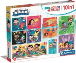 Puzzle DC Super Friends 10 in 1 CLEMENTONI