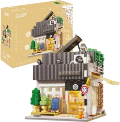 CaDA Summer Breeze Coffee Shop Bausatz eines Cafés mit LED-Beleuchtung