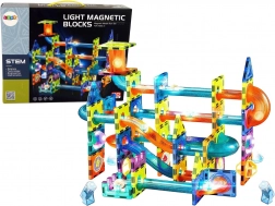 Leuchtende magnetische Kugelbahn – 110 Teile