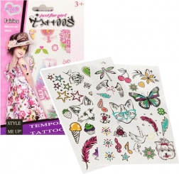 temporäre Tattoos für Mädchen 19 × 12 cm