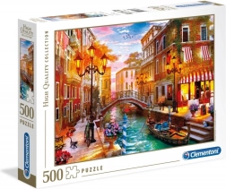 Puzzle 500 Teile in hoher Qualität – Sonnenuntergang über Venedig