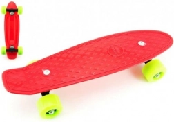 Pennyboard 43 cm mit Metallachsen, Tragkraft 60 kg – Rot