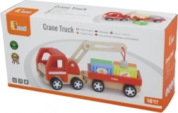 Holzkran VIGA mit Containern