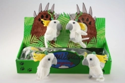 Plüsch-Schlüsselanhänger Kakadu