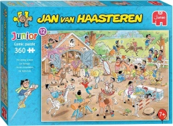 JUMBO Puzzle Jan van Haasteren Junior: Reitschule, 360 Teile