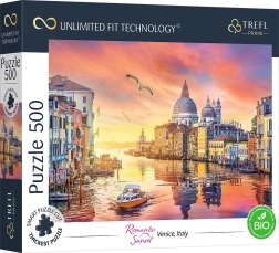 Puzzle Romantisches Abendrot: Venedig, Italien 500 Teile