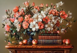 Puzzle Blumenabend 1000 Teile CASTORLAND