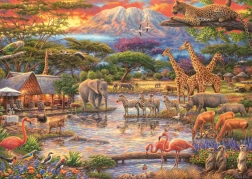 Puzzle Paradies unter dem Kilimandscharo 500 Teile von SCHMIDT
