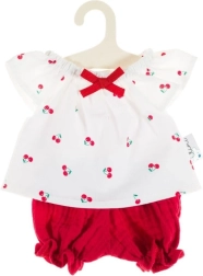 Musselin-Set für Puppen 32 cm Kirsche