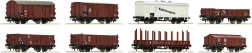 Roco achtteiliger Güterwagenset DRG H0
