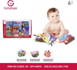 Set aus drei sensorischen Büchlein für die Allerkleinsten