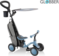 Globber Laufrad 3-in-1 Deluxe - Learning Bike 3in1 Deluxe - Ash Blue