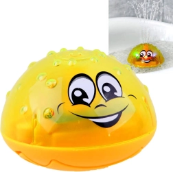 Schwimmender Badebrunnen mit Lichtern – Brunnen