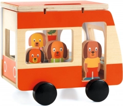 Holz-Multivan mit Bären Djeco