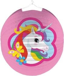 Laterne mit Einhorn-Motiv