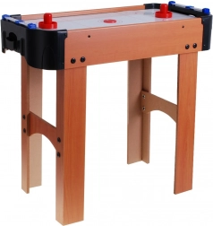 Airhockey Pro für Kinder mit Holzdekor, Ventilator und Zubehör – Holz