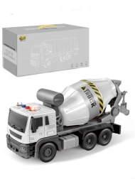 Betonmischer Blau drehende Trommel Sound Lichter 1:16