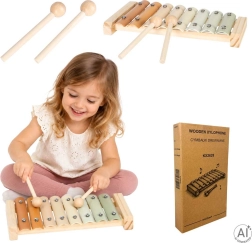Holz-Kinder-Xylophon mit 8 Tönen