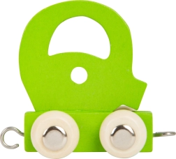 Holzzug bunte Buchstaben – Buchstabe Q