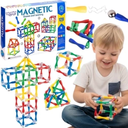 Woopie magnetischer 3D-XXL-Baukasten mit 128 Teilen