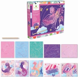 Artissimo Kratzbilder-Set Drachen