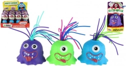 Plastisches Monster mit Saugnapf 7 cm mit Licht und Sound