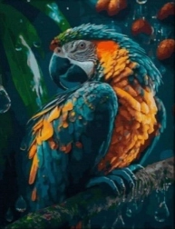 Diamant Malerei Papagei 30x40 cm