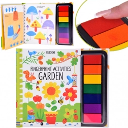 Kreatives Finger-Malbuch Garten, 64 Seiten, 7 Farben