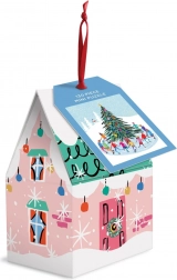 Puzzle GALISON Eislaufen rund um den Weihnachtsbaum – 130 Teile