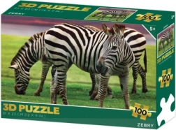 3D-Puzzle Zebras 100 Teile