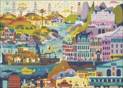Puzzle Movie Masters: Filme von Wes Anderson 1000 Teile