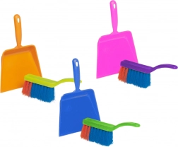 DOHÁNY Kinder-Reinigungsset mit Kehrschaufel und Handfeger (Farbmix)