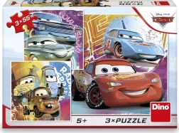 Puzzle Cars Freunde 3x55 Teile