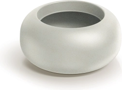 ULPHO BOWL Blumen-Schale 48 cm – sandfarben, für Außen- und Innenbereich