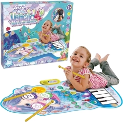 Musikmatte 2-in-1 mit Meeresjungfrauen-Motiv Woopie