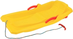 Kunststoff-Schlitten mit Bremsen Baby Mix KAROL gelb