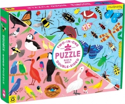 Beidseitiges Mudpuppy-Puzzle Käfer und Vögel 100 Teile
