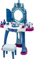 Kinder-Frisiertisch Eiswelt mit Licht, Musik und Hocker BABY MIX
