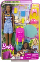 Barbie Brooklyn Camping-Set mit Zubehör und Welpen