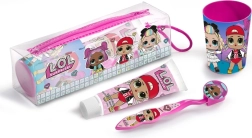 Zahnpflegeset für Kinder mit L.O.L. Motiv