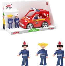 Igráček MultiGO Trio Feuerwehr – Figuren mit Feuerwehrauto