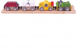 Bigjigs Rail hölzerner Bauzug
