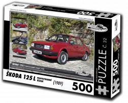 Puzzle RETRO-AUTA Škoda 125 L Rechtslenker 500 Teile