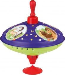 Metallkreisel LENA mit Pferdemotiv 19 cm