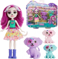 Enchantimals Puppe Dessa Dalmatian mit süßer Dalmatiner-Familie