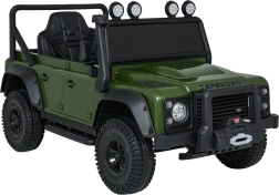 Elektrisches Kinderauto LAND ROVER Defender 110 SVX Concept – Grün