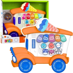 Lehrreiches Kinder-E-Piano Lodziarnia – orange