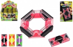 Antistress-Puzzle Rechteck mit Kügelchen, Kunststoff 4 × 8 cm