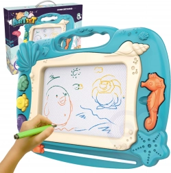 Woopie Znikopis Magnetische Tafel mit Ozeanmotiv - Grün