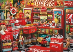 Puzzle SCHMIDT Coca-Cola – nostalgischer Laden, 1000 Teile
